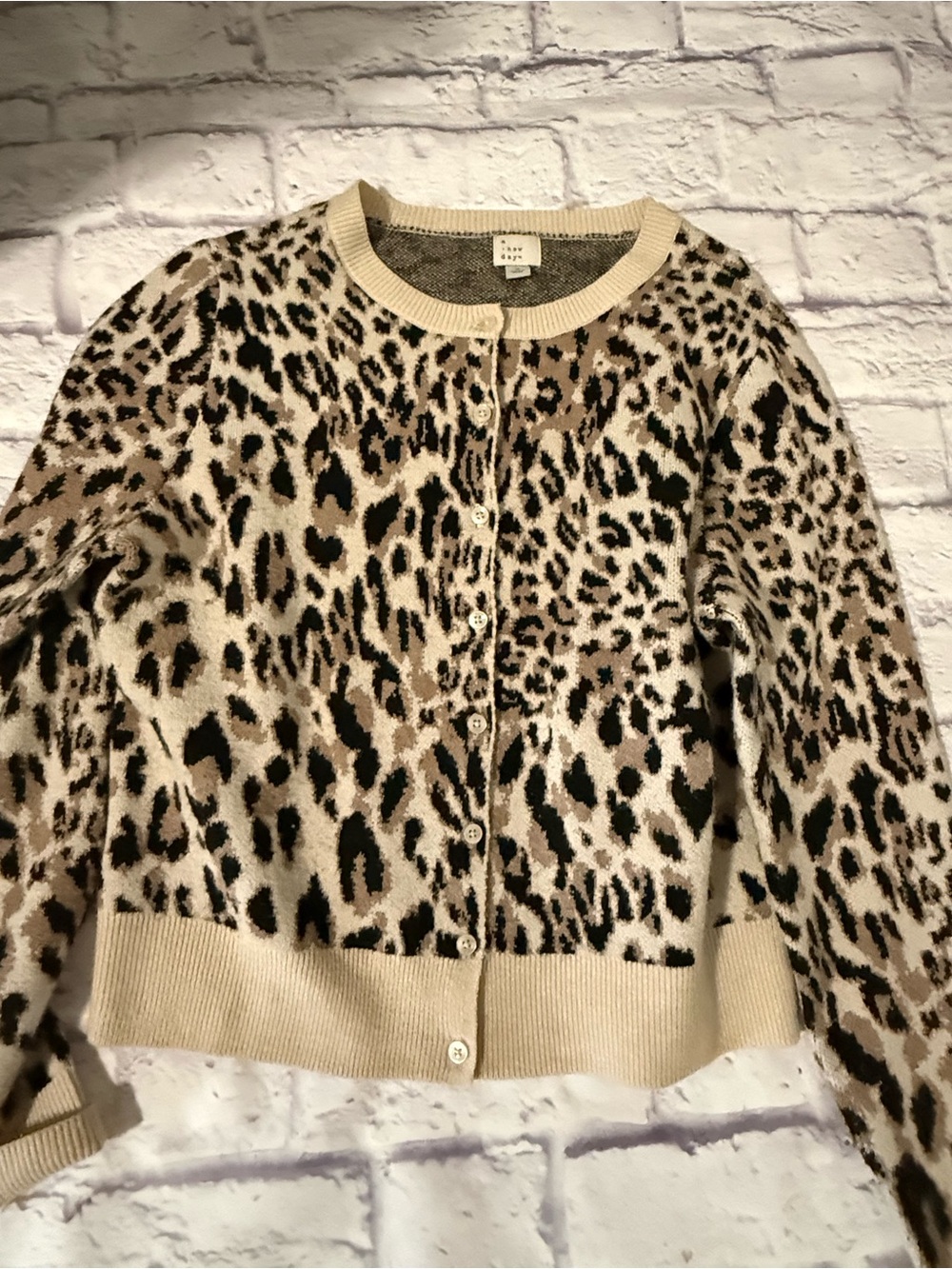 A new day leopard cardigan